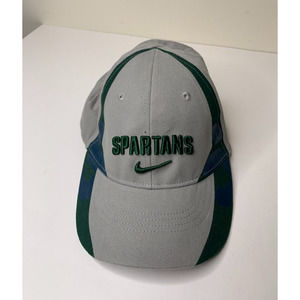 Michigan State Spartans Nike Team Youth Swoosh Flex Hat Gray Green